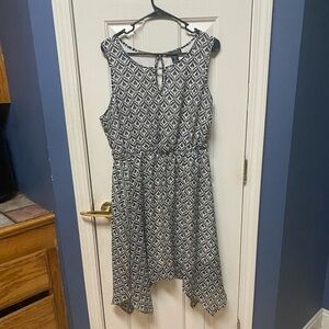Love Cameron Los Angeles Sleeveless Asymmetrical Swing Summer Dress Plus size 1X